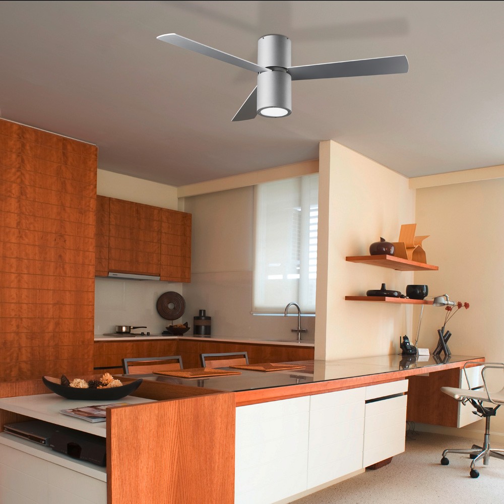Ventilatore A Soffitto CasaFan ECO GENUINO-L 152 Cm – Pale In Legno Massello Naturale, Motore DC 16,6 W, Telecomando, Funzione Estate/inverno