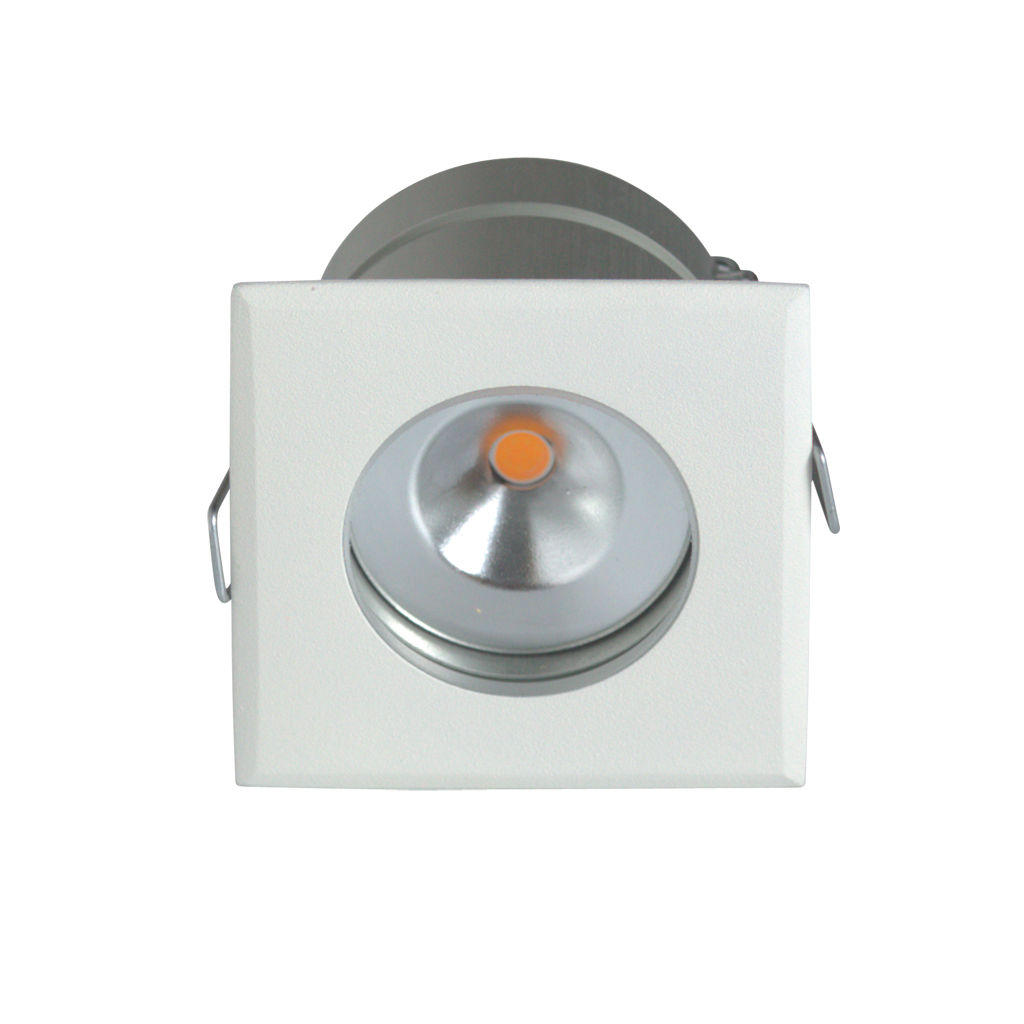 Faretto LED Da Incasso Sottile - 3W, 4000K, Bianco, Per Cappa Cucina E Mobili