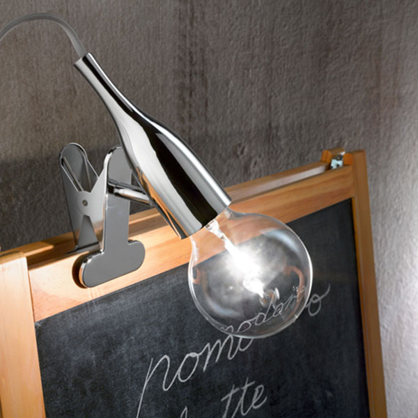 Picchio lampada a pinza - Ideal Lux - Applique - Progetti in Luce