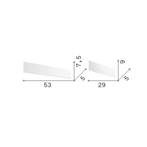 Zig zag applique moderna a led Ideal lux Applique Progetti in Luce