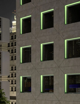 Finestra applique da esterno decorativa