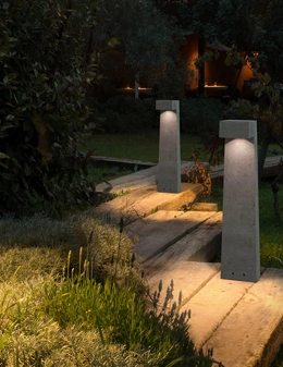 Simenti paletto in cemento da esterno