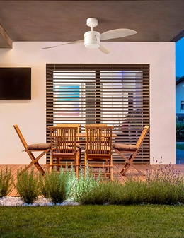 Tramuntana ventilatore da soffitto con luce