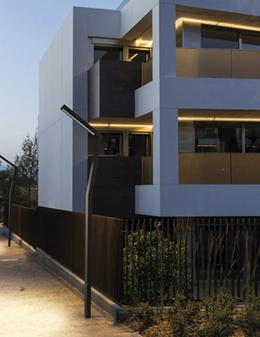 Zigzag lampione per esterno e giardino