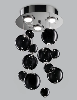 Bolero plafoniera elegante 12 sfere