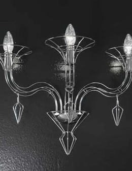 Dedalo applique 3 luci stile veneziano