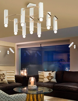 Raster plafoniera 9 luci