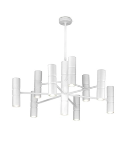 Turbo lampadario 10 luci scenografico