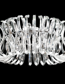 Wave plafoniera elegante e preziosa