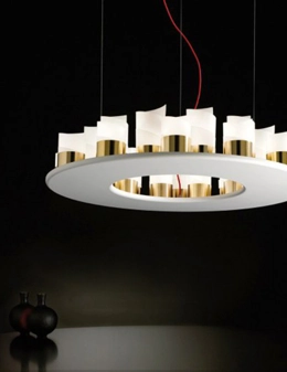 Caracòl sospensione 18 luci