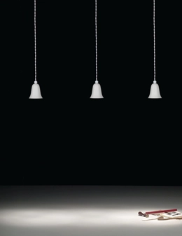 Clòche lampadario a sospensione singola