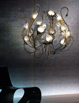 Musa lampadario 15 luci