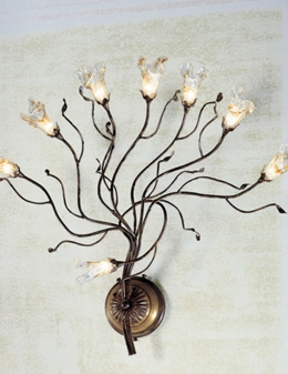 Soffio 8 luci applique