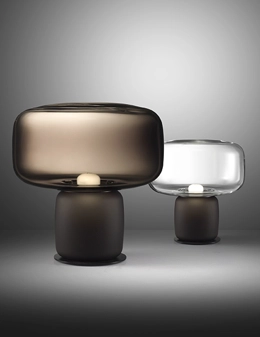 Maori lampada da tavolo in vetro soffiato