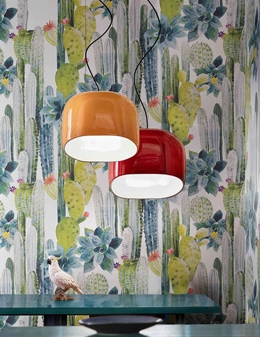 Ayrton sospensione in ceramica colorata