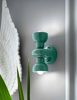 Berimbau applique 2 luci decorativa