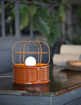 Industrial lampada da tavolo vintage