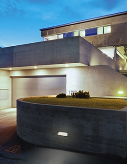 Segnapassi ad incasso da esterno 