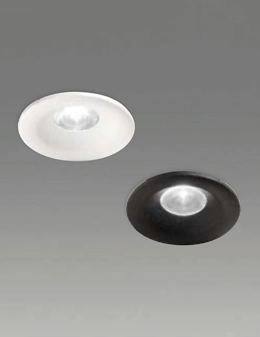 Faretto incasso bianco/nero Gea Led