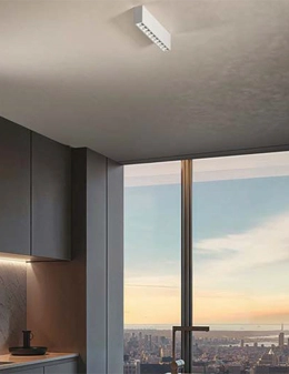 Plafoniera 5 e 10 luci Gea Led