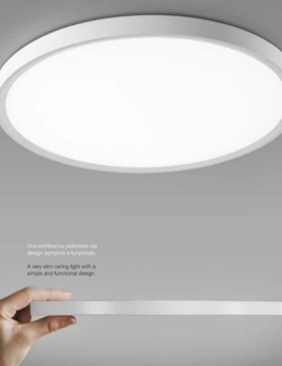 Plafoniera rotonda Gea Led