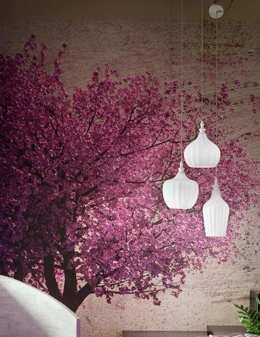 Cleofe sospensione 3 luci in vetro