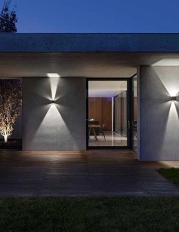 Henk square applique da esterno