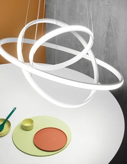 Iole lampada a sospensione di design 3 dischi