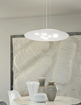 Luna lampada a sospensione moderna