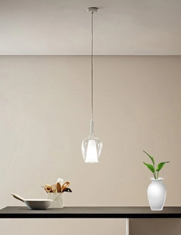 Ofelia S10 sospensione in vetro