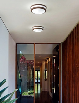 Ura applique/plafoniera da esterno round