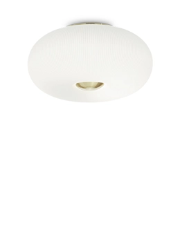 Arizona plafoniera interni bianco soffiato
