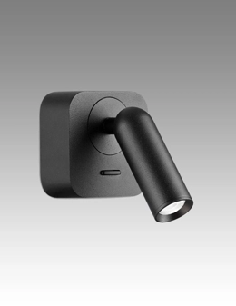 Bean applique square diffusore orientabile