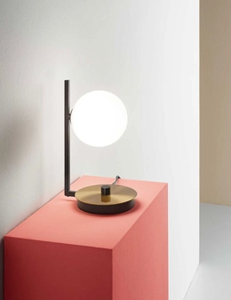 Birds lampada da tavolo in vetro soffiato