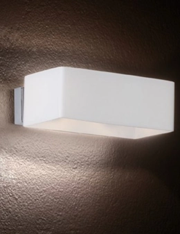 Box lampada da parete minimal