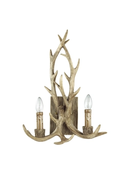 Chalet applique in resina effetto legno