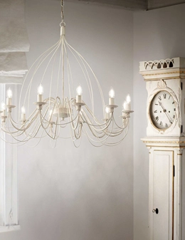 Corte lampadario 12 luci