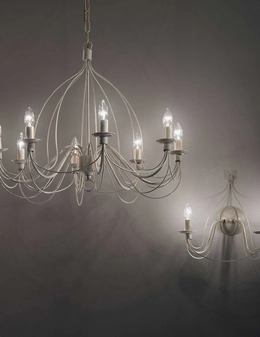 Corte lampadario 8 luci