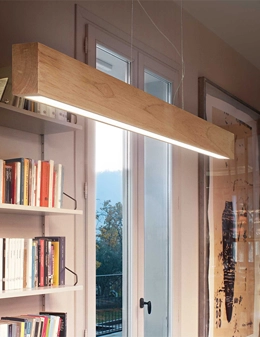 Craft lampada a sospensione in legno