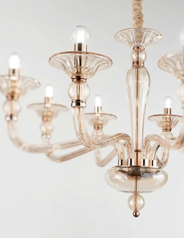 Danieli sospensione in vetro soffiato