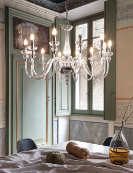 Doge sospensione in vetro soffiato