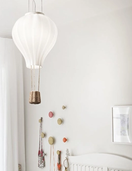 Dream big sospensione a mongolfiera