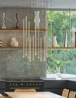 Filo lampada a sospensione 12 luci