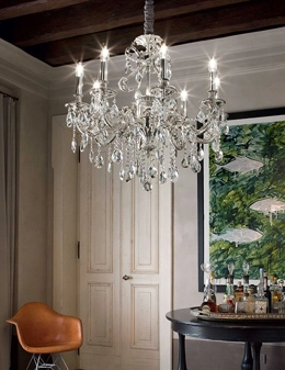 Gioconda sospensione in cristallo