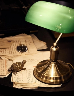 Lawyer lampada da tavolo vintage