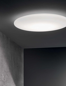 Level plafoniera in vetro soffiato