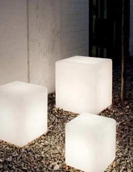 Luna lampada da terra