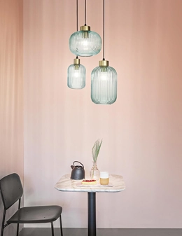 Mint sospensione in vetro soffiato