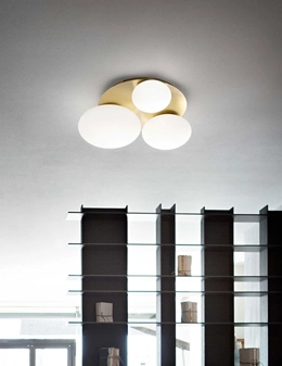 Ninfea lampada da soffitto moderna