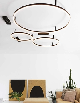 Oracle slim plafoniera di design